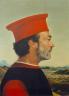 192 Autoritratto nei panni di Federico da Montefeltro olio 1997